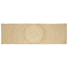 vidaXL Area Rug White 80 x 250 cm Jute 1
