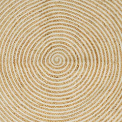 vidaXL Area Rug White 100 x 200 cm Jute 4