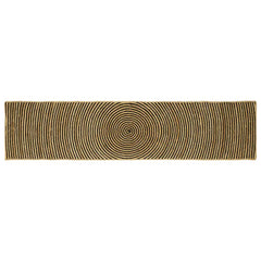 vidaXL Area Rug Jute Natural and Black