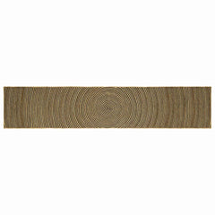vidaXL Area Rug Jute Natural and Black