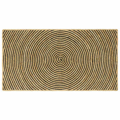 vidaXL Area Rug Black 100 x 200 cm Jute 1