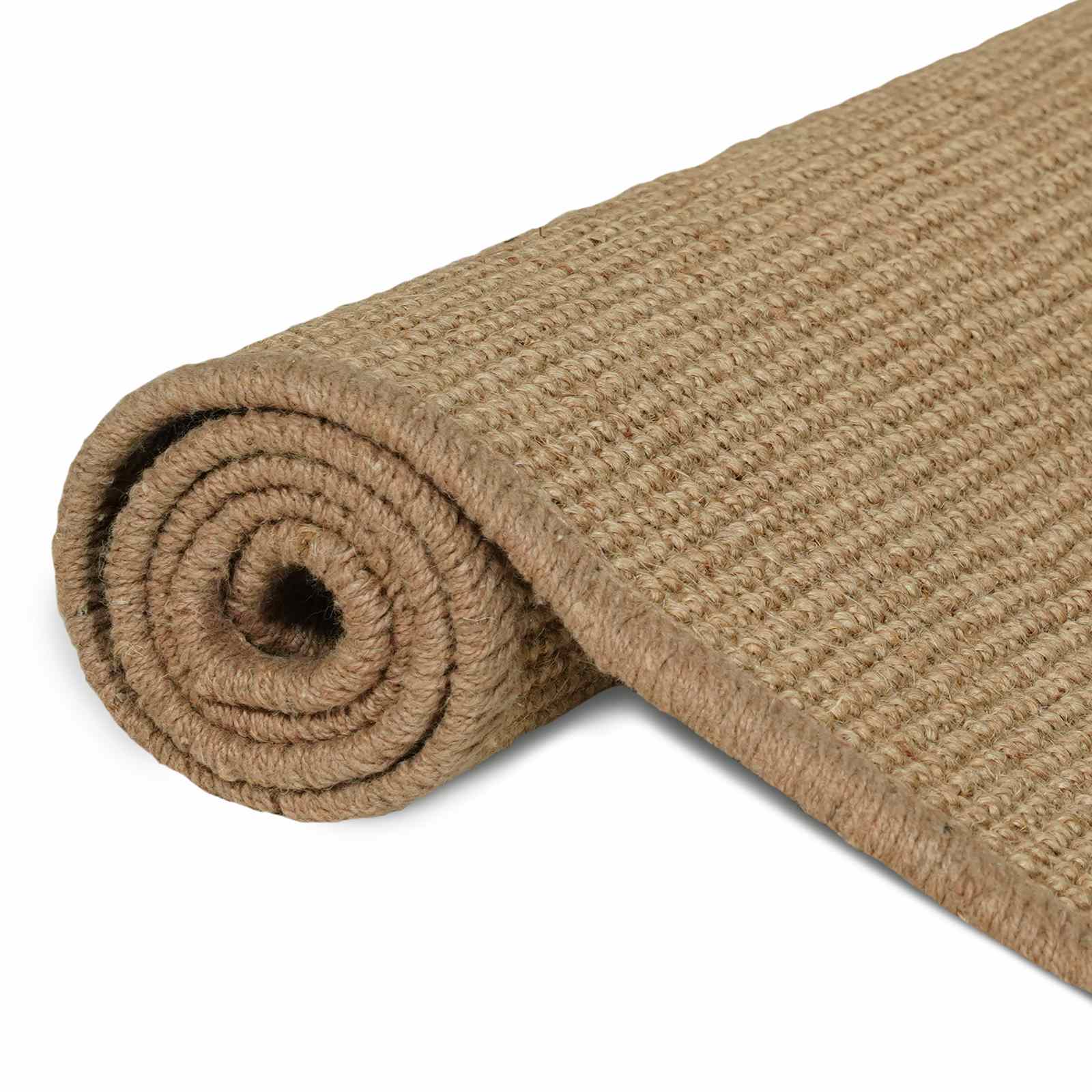 vidaXL Area Rug Light Brown 60 x 200 cm Jute 6