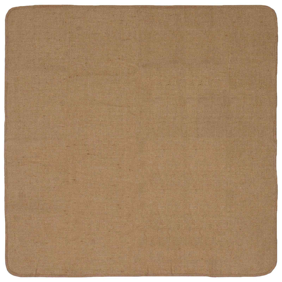 vidaXL Area Rug Light Brown 120 x 120 cm Jute 1