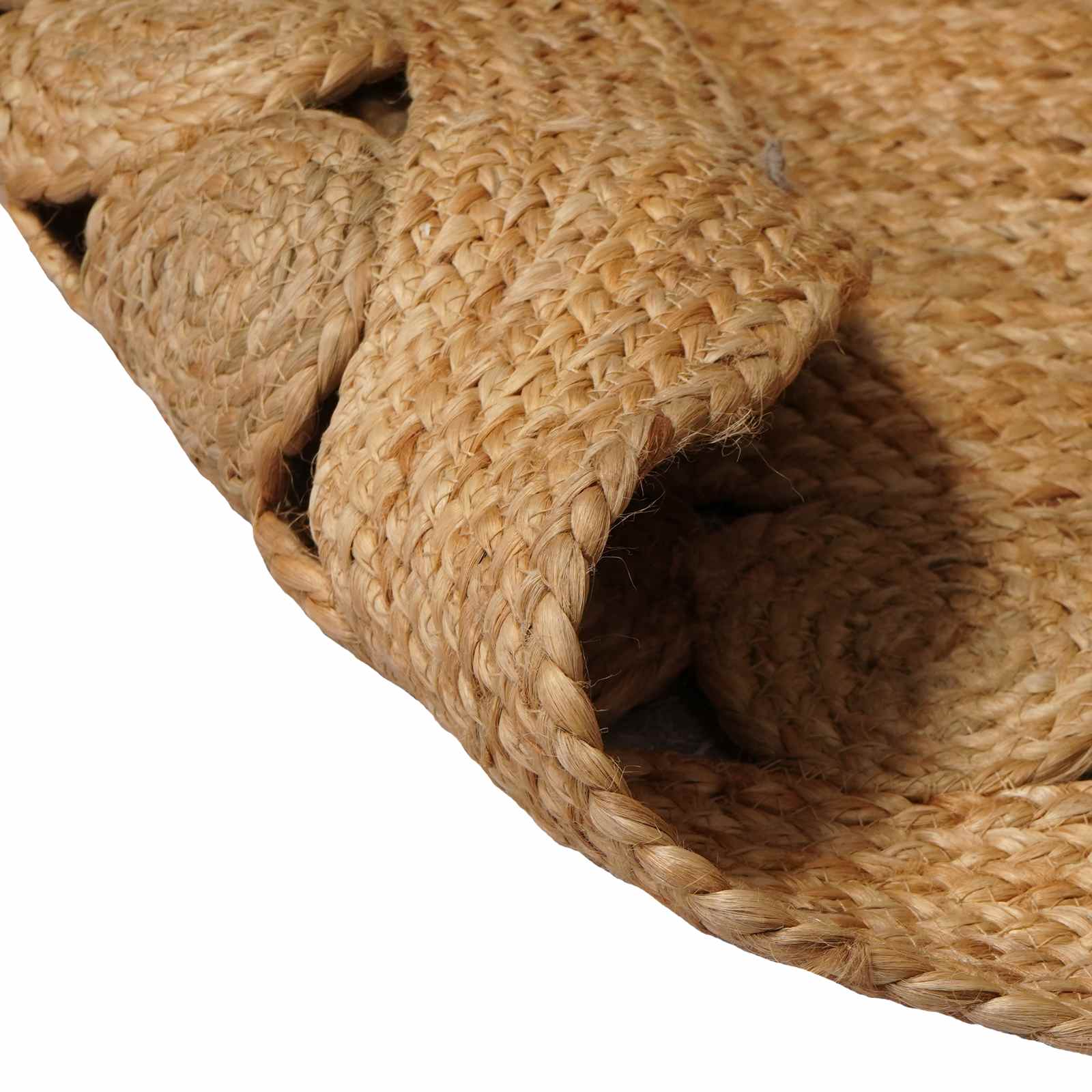 vidaXL Area Rugs Natural Ø 120 cm Jute 5