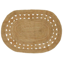 vidaXL Area Rug Natural 122 x 183 cm Jute 1