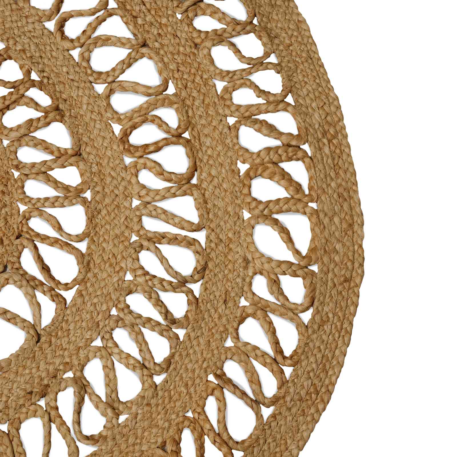 vidaXL Area Rug Natural 122 x 183 cm Jute 3