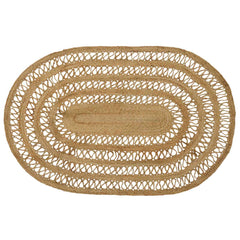 vidaXL Area Rug Natural 122 x 183 cm Jute 1