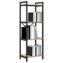 vidaXL Bookshelf 40 x 30 x 119 cm Engineered Wood Sonoma Oak 3