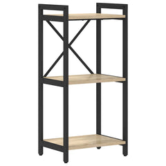 vidaXL Bookshelf 40 x 30 x 85 cm Engineered Wood Sonoma Oak 1