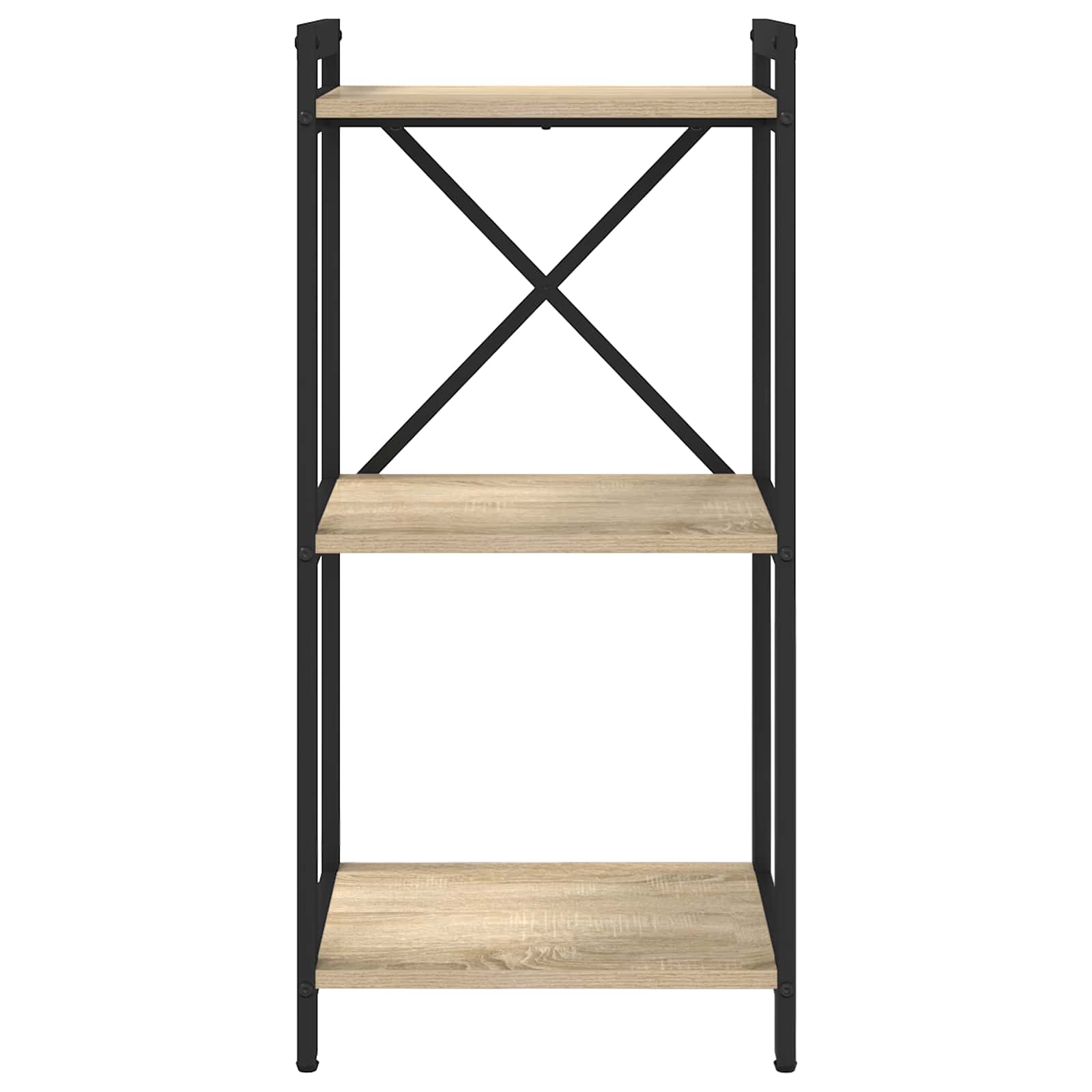 vidaXL Bookshelf 40 x 30 x 85 cm Engineered Wood Sonoma Oak 4