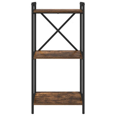 vidaXL Bookshelf 40 x 30 x 85 cm Engineered Wood Smoked Oak 3