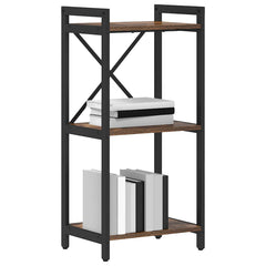 vidaXL Bookshelf 40 x 30 x 85 cm Engineered Wood Smoked Oak 2