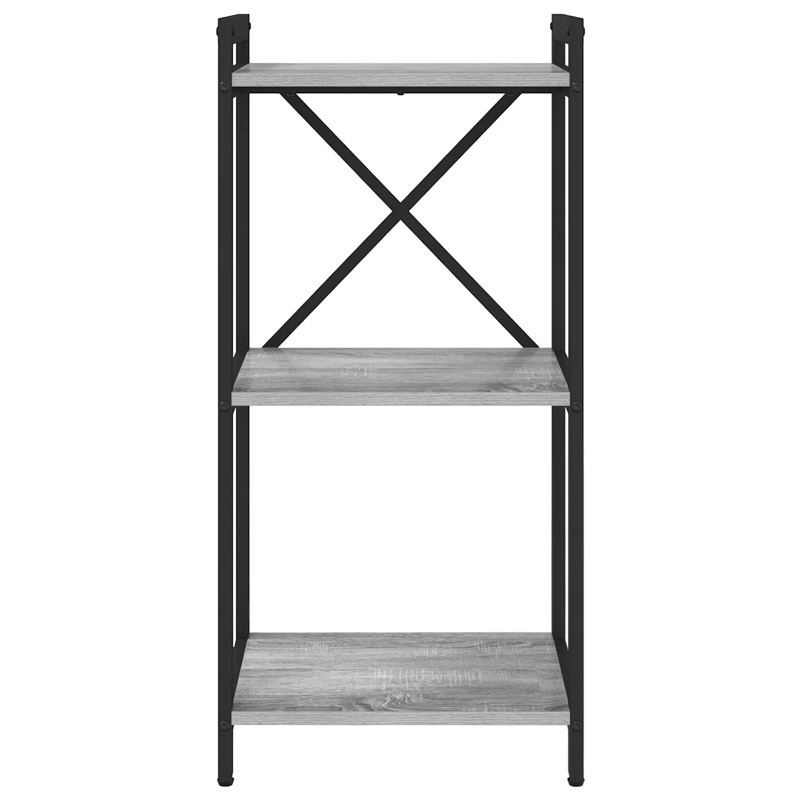 vidaXL Bookshelf 40 x 30 x 85 cm Engineered Wood Grey sonoma 3