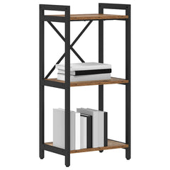 vidaXL Bookshelf 40 x 30 x 85 cm Engineered Wood Old wood 2