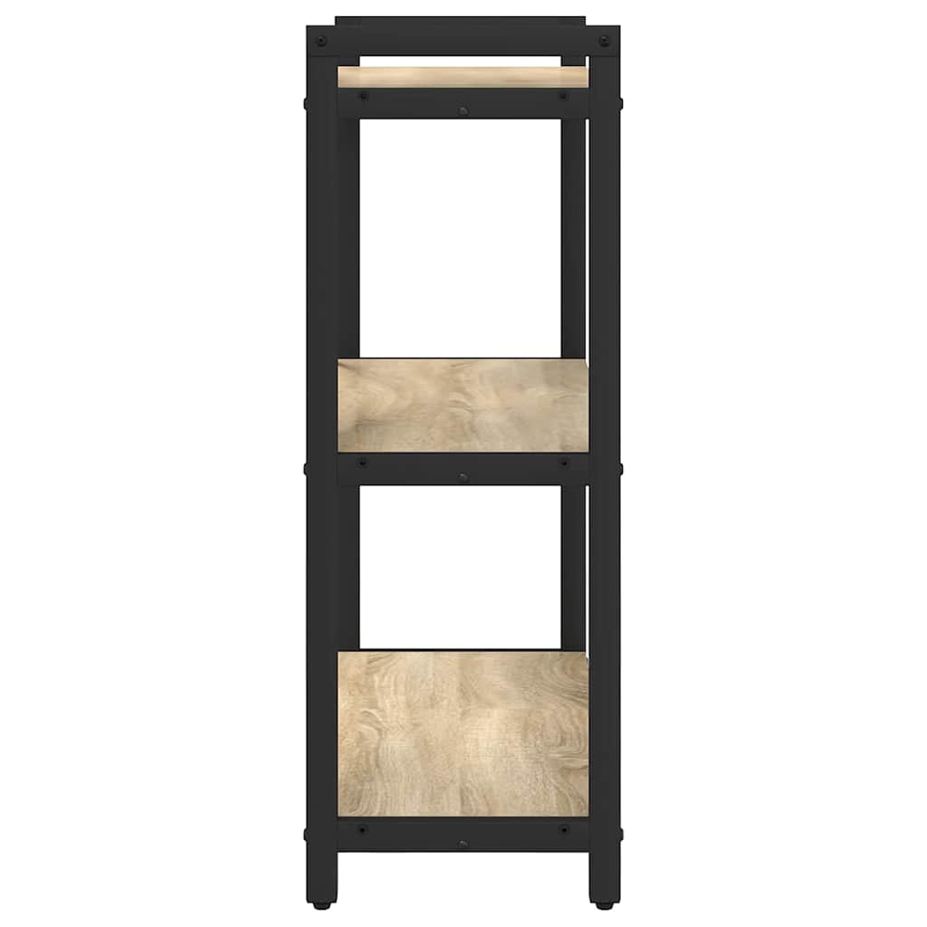 vidaXL Bookshelf 60 x 30 x 85 cm Engineered Wood Sonoma Oak 6