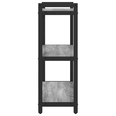 vidaXL Bookshelf 60 x 30 x 85 cm Engineered Wood Grey sonoma 6