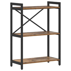 vidaXL Bookshelf 60 x 30 x 85 cm Engineered Wood Old wood 2
