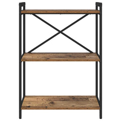 vidaXL Bookshelf 60 x 30 x 85 cm Engineered Wood Old wood 5