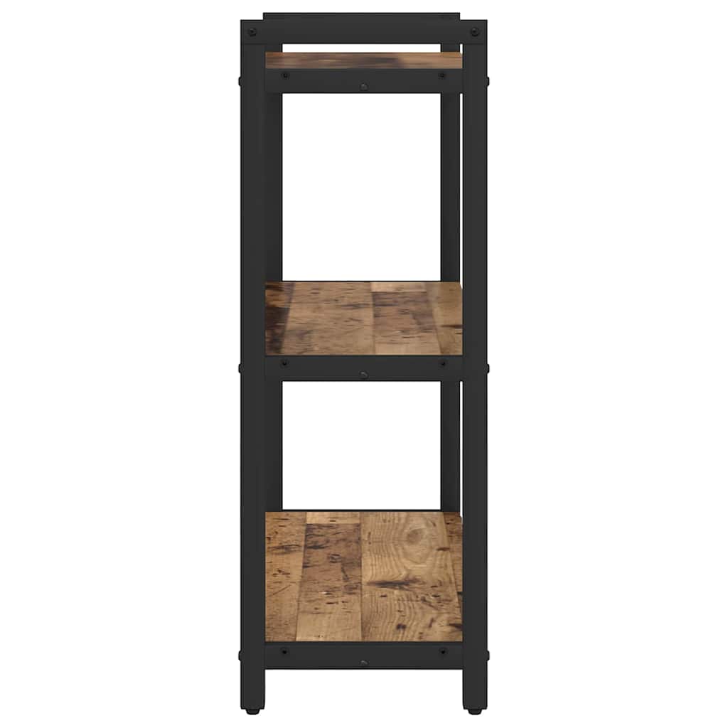 vidaXL Bookshelf 60 x 30 x 85 cm Engineered Wood Old wood 6