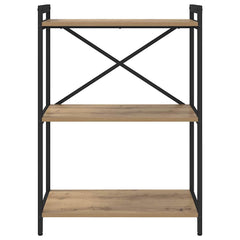 vidaXL Bookshelf 60 x 30 x 85 cm Engineered Wood Artisan Oak 5