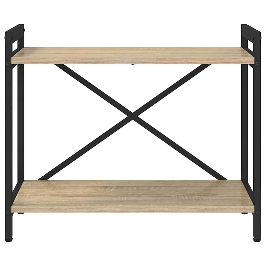 vidaXL Bookshelf 60 x 30 x 50 cm Engineered Wood Sonoma Oak 5