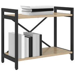 vidaXL Bookshelf 60 x 30 x 50 cm Engineered Wood Sonoma Oak 3
