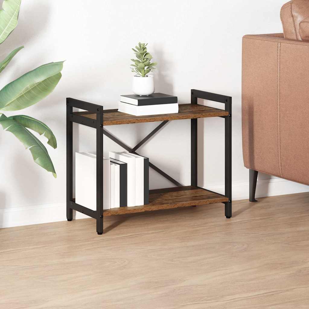 vidaXL Bookshelf 60 x 30 x 50 cm Engineered Wood Old wood 1