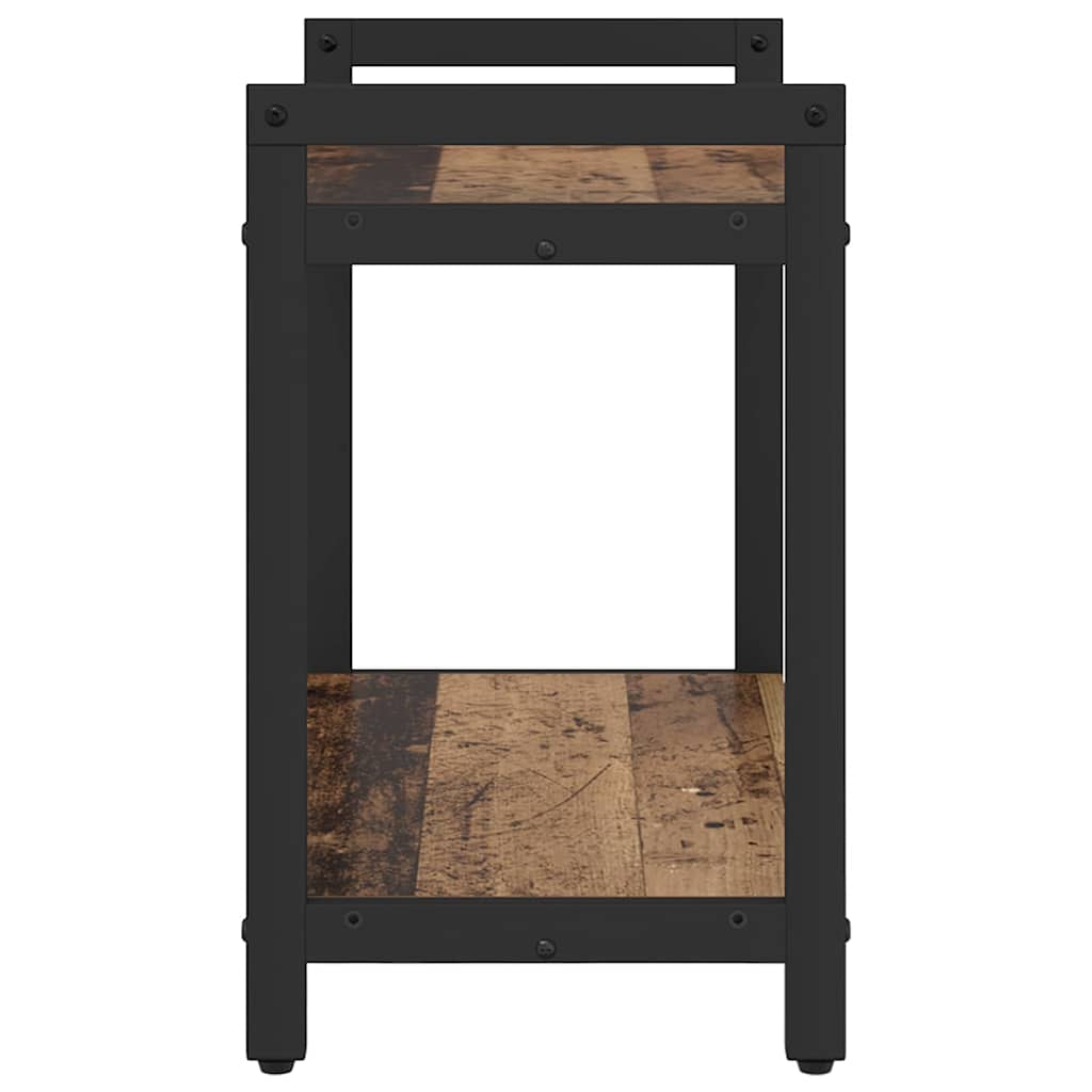 vidaXL Bookshelf 60 x 30 x 50 cm Engineered Wood Old wood 6