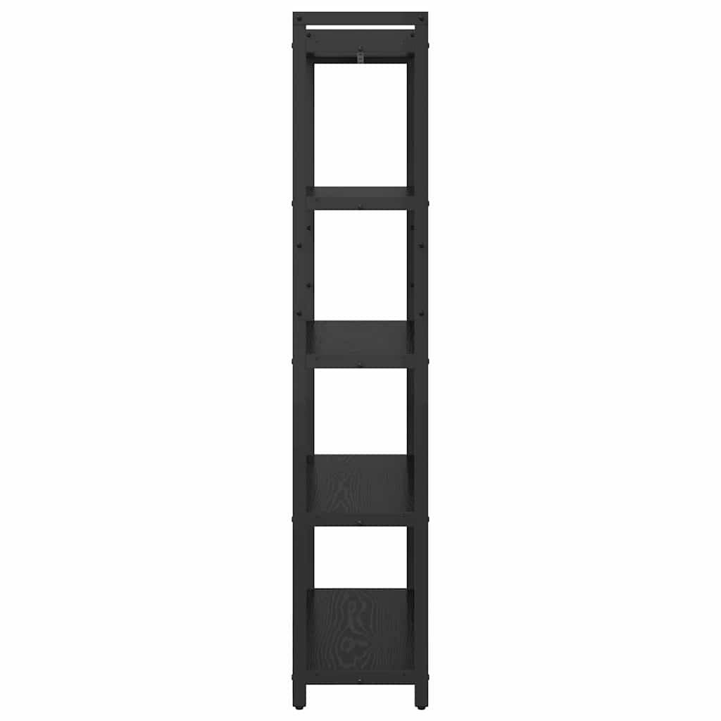 Bookshelf 80 x 30 x 155 cm Engineered Wood Height 153 cm Black oak