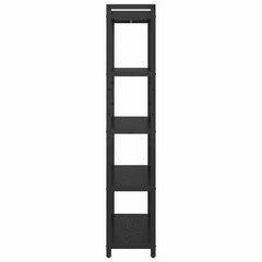 Bookshelf 80 x 30 x 155 cm Engineered Wood Height 153 cm Black oak