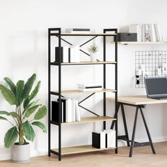 Bookshelf 80 x 30 x 155 cm Engineered Wood Height 153 cm Sonoma oak