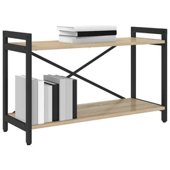vidaXL Bookshelf 80 x 30 x 50 cm Engineered Wood Sonoma Oak 3
