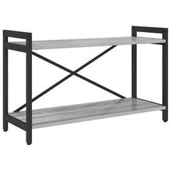 vidaXL Bookshelf 80 x 30 x 50 cm Engineered Wood Grey sonoma 2