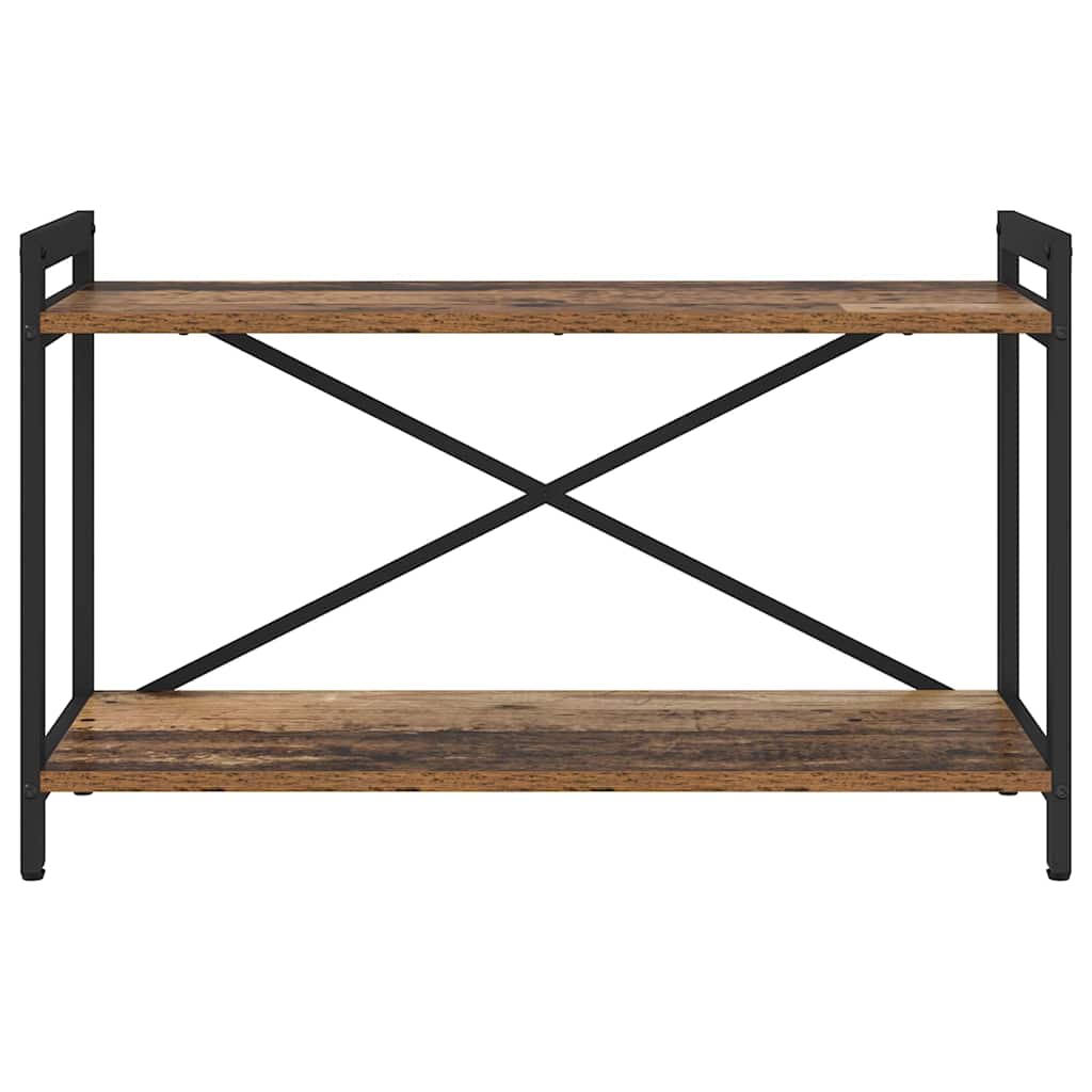 vidaXL Bookshelf 80 x 30 x 50 cm Engineered Wood Old wood 5