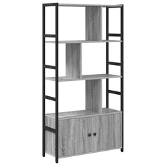 Bookshelf 80 x 30 x 155.5 cm Engineered Wood Grey sonoma