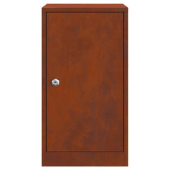 vidaXL Mailbox with Storage Rusty 30 x 20 x 55 cm Weathering Steel 5