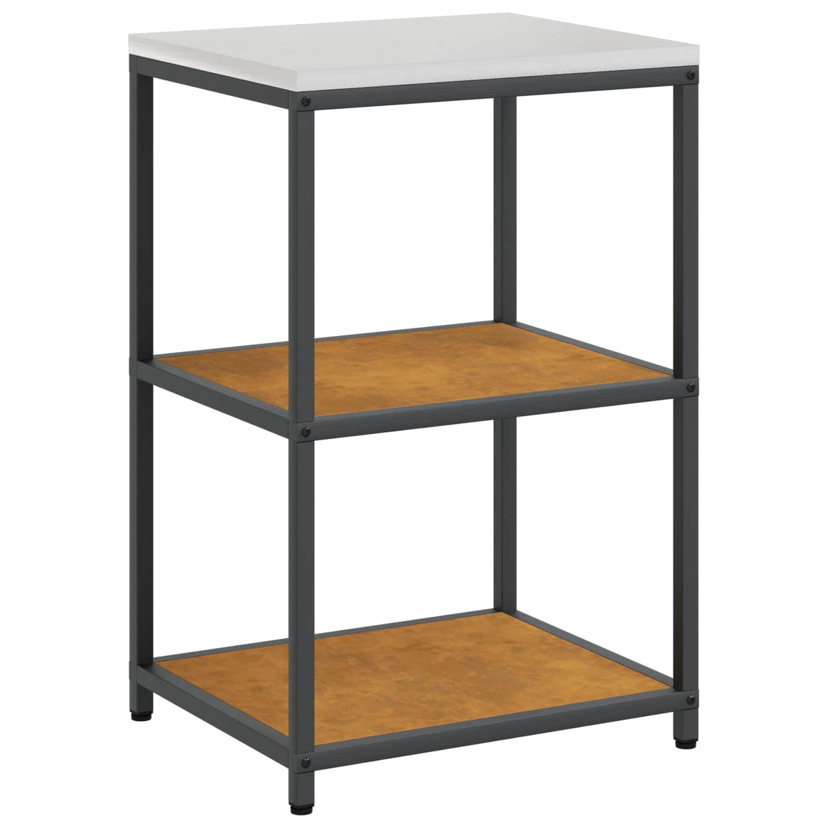 Kitchen Shelving Unit HATTEM 60 x 50 x 92 cm Steel Kitchen Storage Shelf Weathering steel