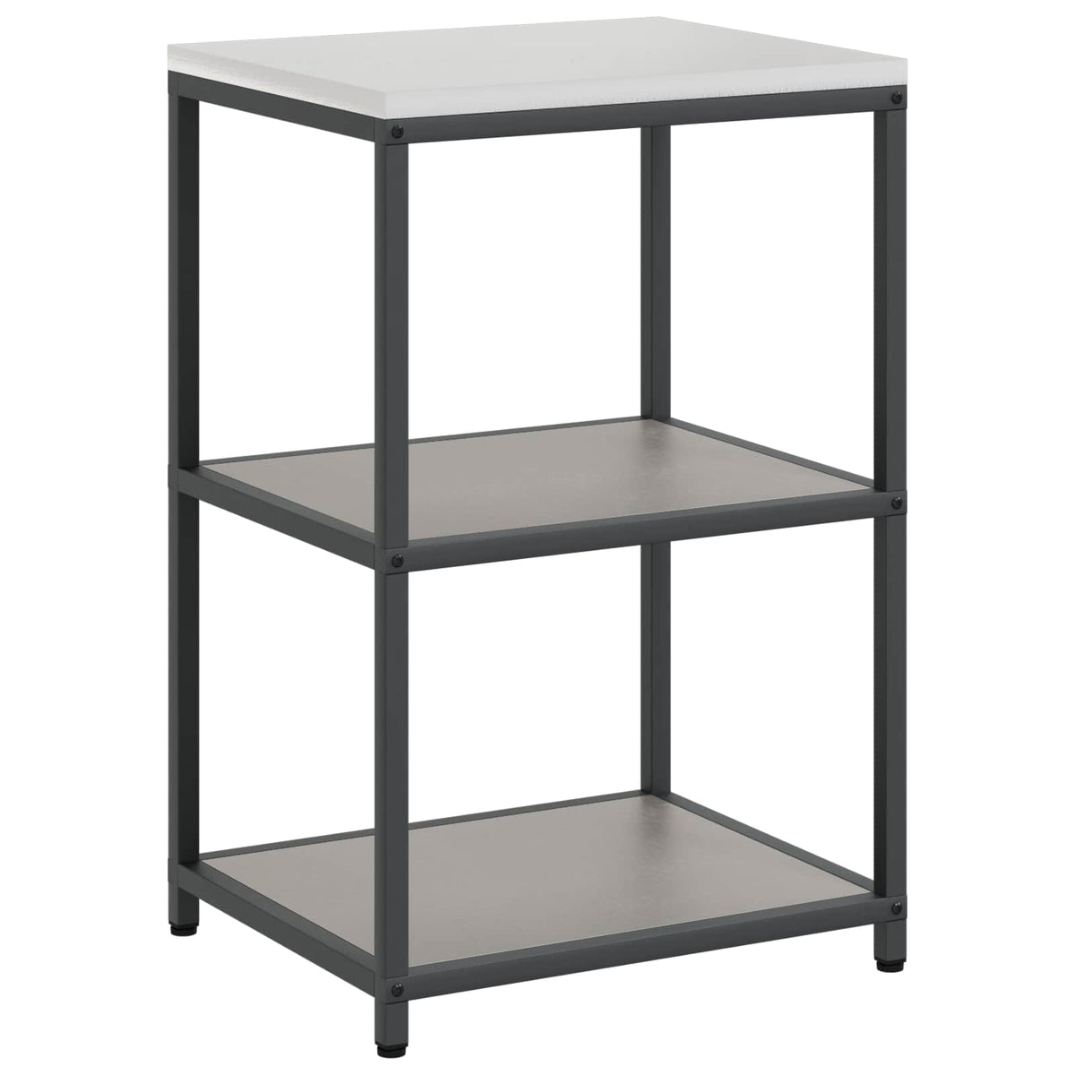 Kitchen Shelving Unit HATTEM 60 x 50 x 92 cm Steel Kitchen Storage Shelf Weathering steel