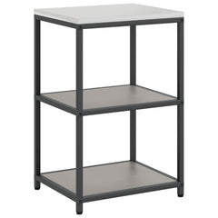 Kitchen Shelving Unit HATTEM 60 x 50 x 92 cm Steel Kitchen Storage Shelf Weathering steel
