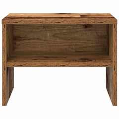 vidaXL Bedside Cabinet 2 pcs Old wood 40 x 40 x 30 cm Engineered Wood 6