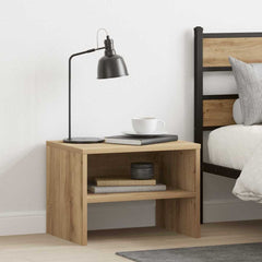vidaXL Bedside Cabinet 2 pcs Artisan oak 40 x 40 x 30 cm 4