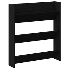 vidaXL Shoe Cabinet 2 pcs 86 x 18 x 90 cm Engineered Wood Black Oak 5