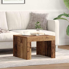 vidaXL Coffee Table Old Wood 50 x 50 x 35 cm Engineered Wood 1