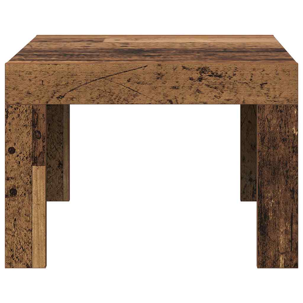 vidaXL Coffee Table Old Wood 50 x 50 x 35 cm Engineered Wood 5