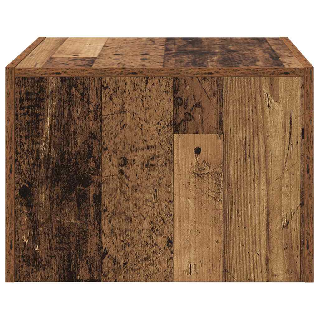 vidaXL Coffee Table Old Wood 50 x 50 x 35 cm Engineered Wood 6