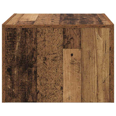 vidaXL Coffee Table Old Wood 50 x 50 x 35 cm Engineered Wood 6