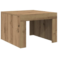 vidaXL Coffee Table Artisan Oak 50 x 50 x 35 cm Engineered Wood 2