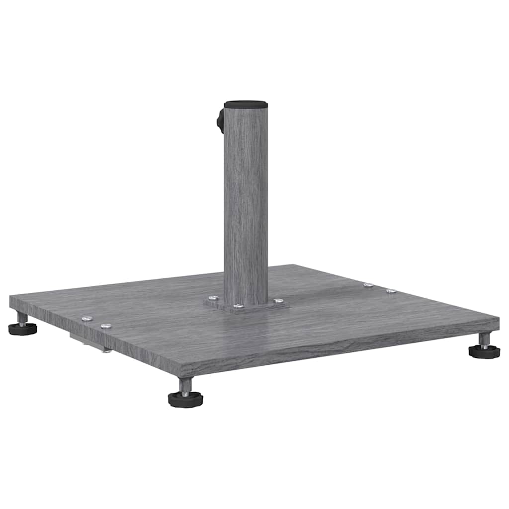 vidaXL Parasol Base 28.95 kg Dark Grey Wood Look Square 6