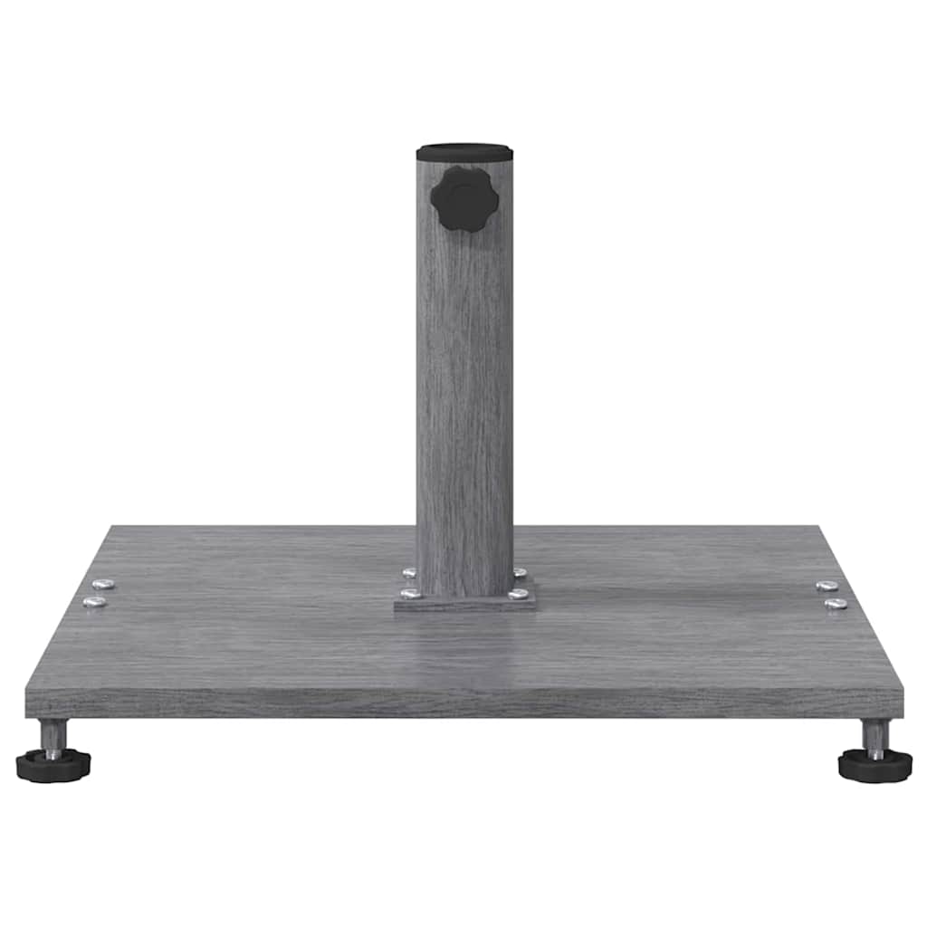 vidaXL Parasol Base 28.95 kg Dark Grey Wood Look Square 4