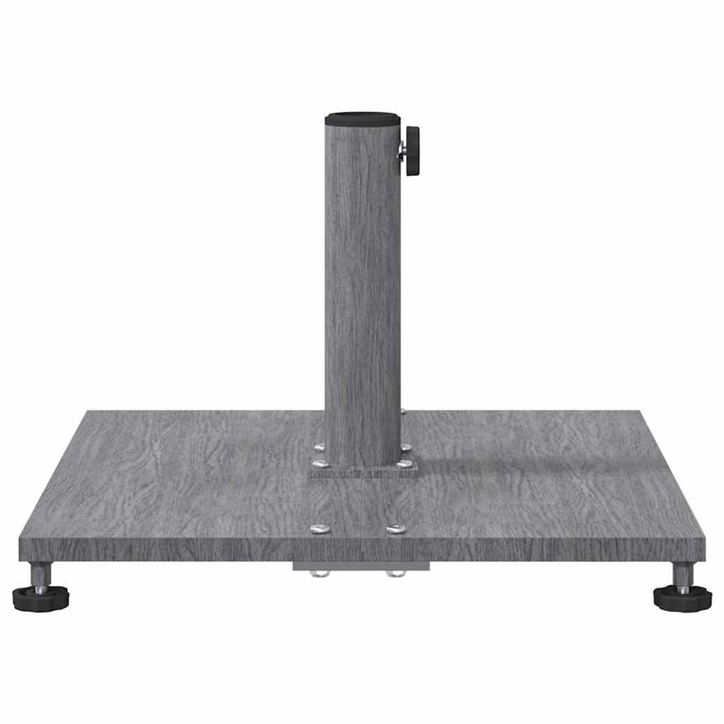 vidaXL Parasol Base 28.95 kg Dark Grey Wood Look Square 5
